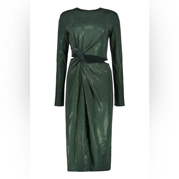 BOTTEGA VENETA
Rhinestone Dress In Green Sz M - Picture 1 of 8